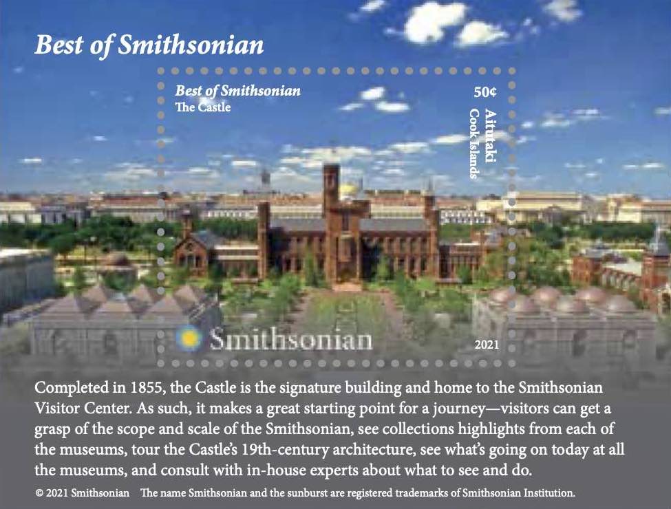Celebrate Smithsonian's 175th Anniversary with this Stamp Collection by Philatelic Mint