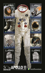 50th Anniversary Apollo 11 Postage Stamps Collection by Philatelic Mint