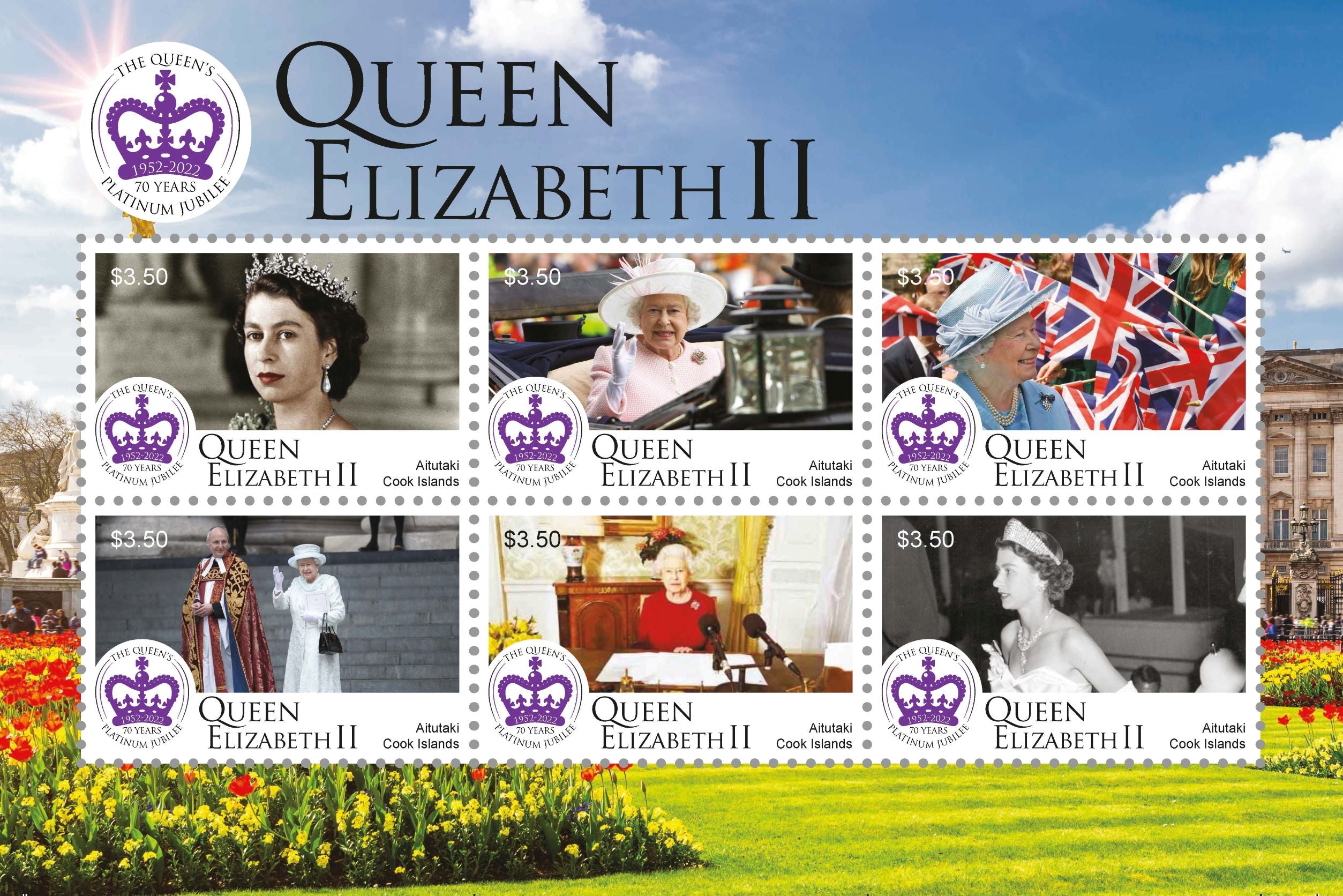 Queen Elizabeth II - Souvenir Sheets