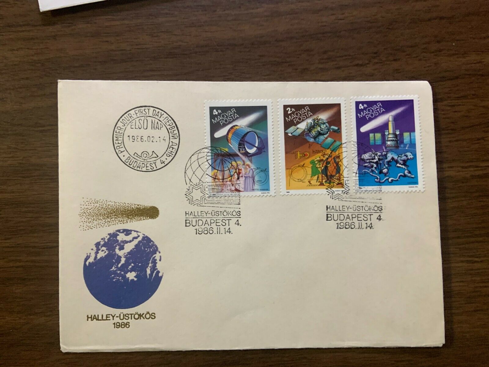 40 Official Halley's Comet First Day Covers + Other Halley's Comet Collectibles